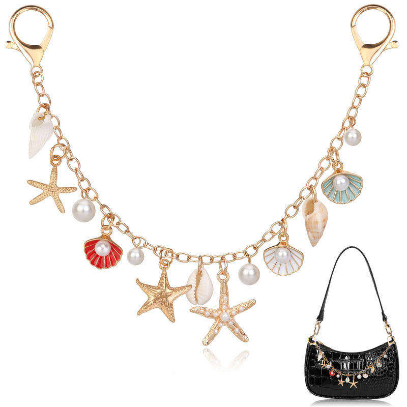 Women Accessories Pack - Taschenanhänger für Handtaschen, goldener Schlüsselanhänger, Geldbörse,