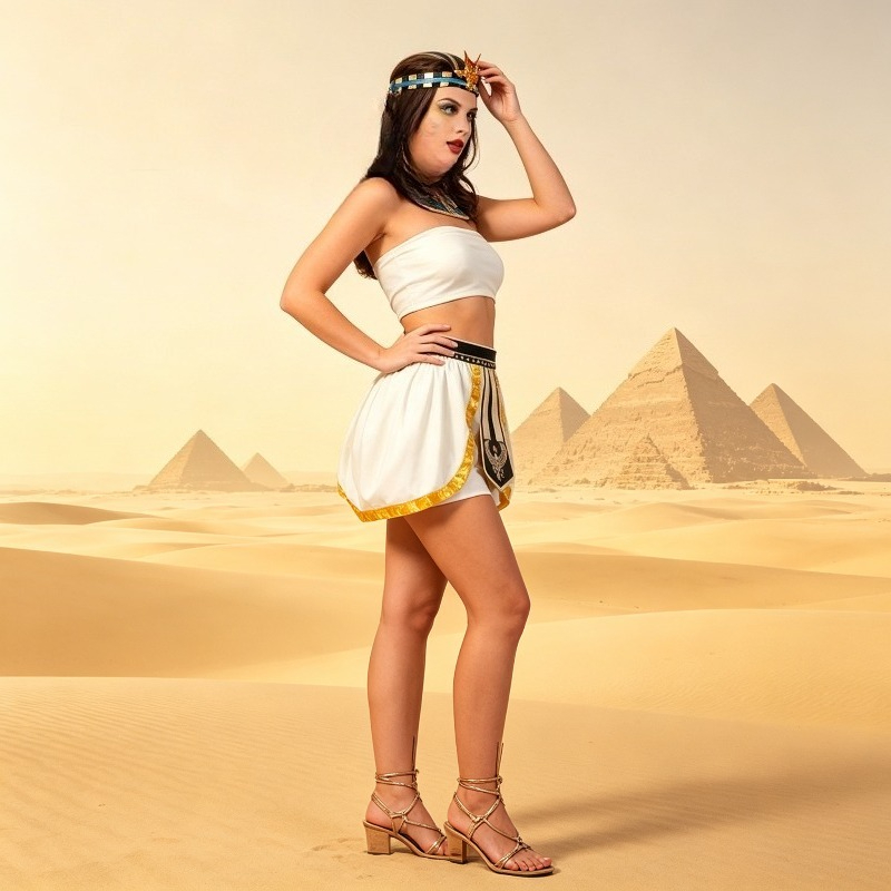 Women'S Egyptian Accessories - Cosplay-Kostüm Bar Bühnenkostüm Damen-Verkleidungszubehör Anzug Halloween