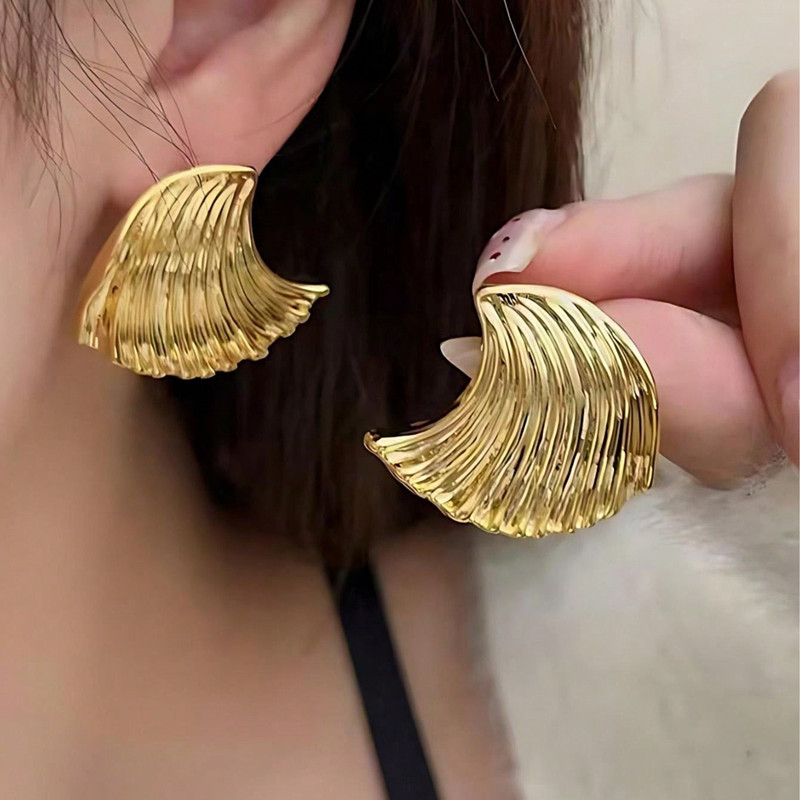 Women'S Accessories Zara - Pendientes 2024 Tendencia Zara Retro gestreifter