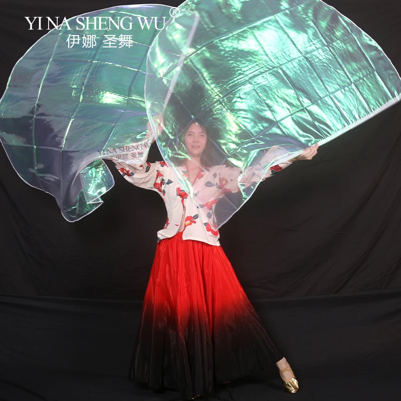 Women'S Egyptian Accessories - Ägyptische Bauchtanz-Flagge, Weiche Übungszubehörteile, Transparente Farbsymphonie-Schleier-Flagge