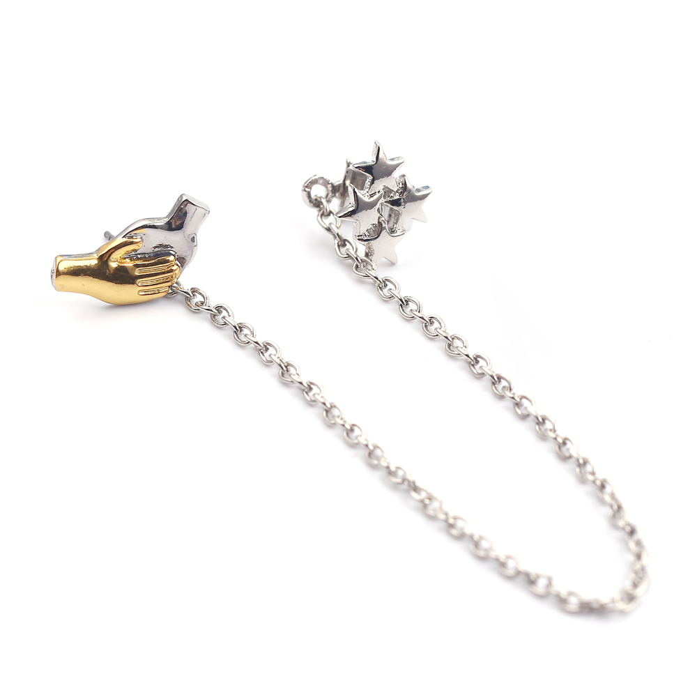 Women Accessories Earrings - Hip-Hop Punk Stern-Quasten-Ohrhänger Modische Persönlichkeits-Ohrclips Exquisites