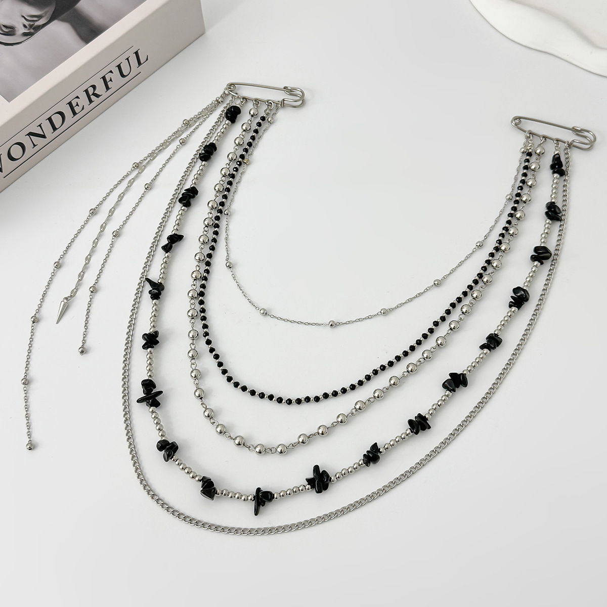 Punk Hip-Hop Lange Kristall-Br – Women Accessories Jewelry Bewertung und Preis