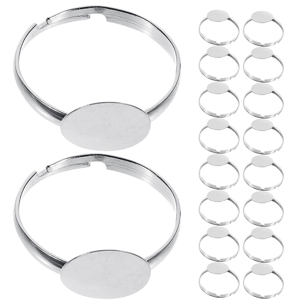 50 Stück Leere Ringfassungen,  – Ring Set Adjustable Bewertung und Preis