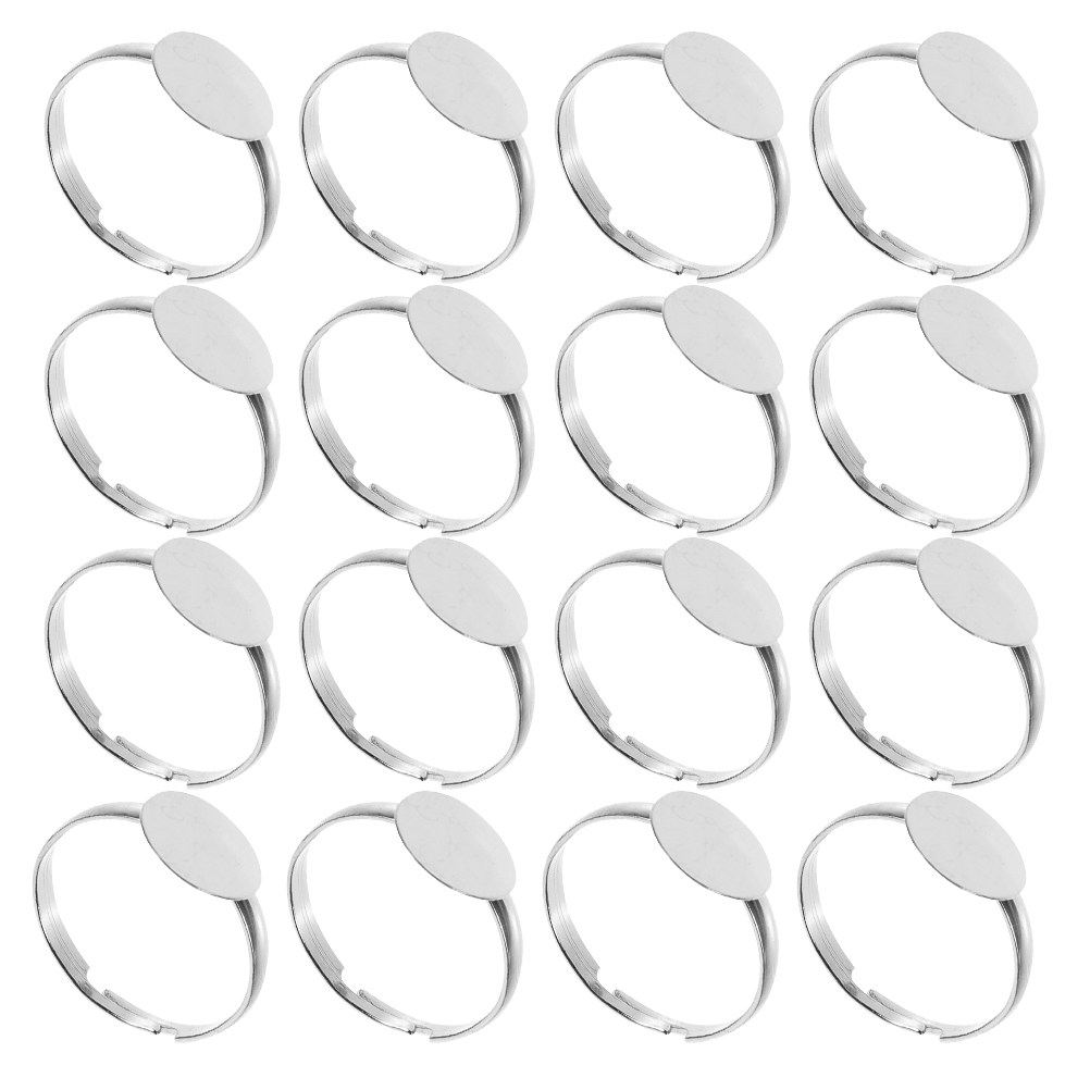50 Stück Leere Ringfassungen,  – Ring Set Adjustable Bewertung und Preis