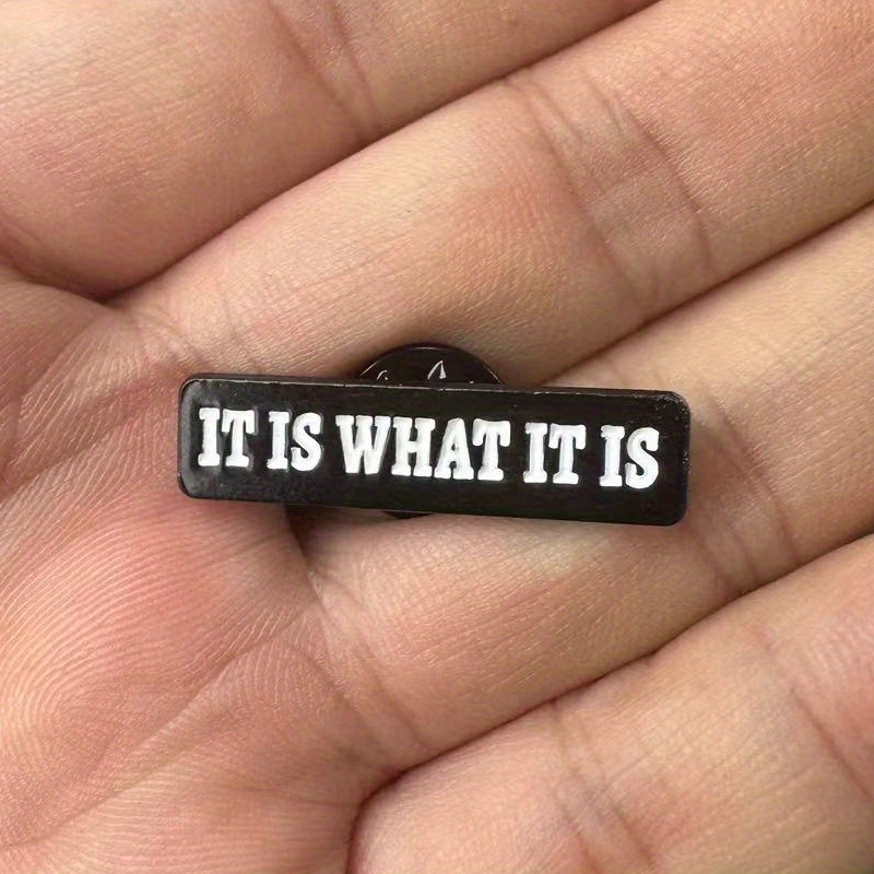 „It Is What It Is“ Buchstaben- – Women Accessories Quotes Bewertung und Preis