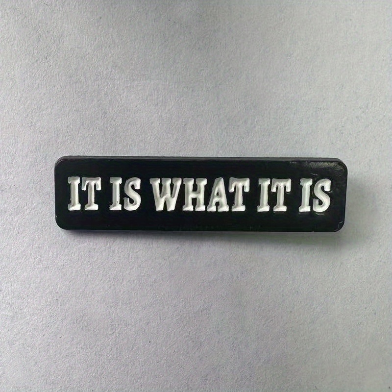 „It Is What It Is“ Buchstaben- – Women Accessories Quotes Bewertung und Preis