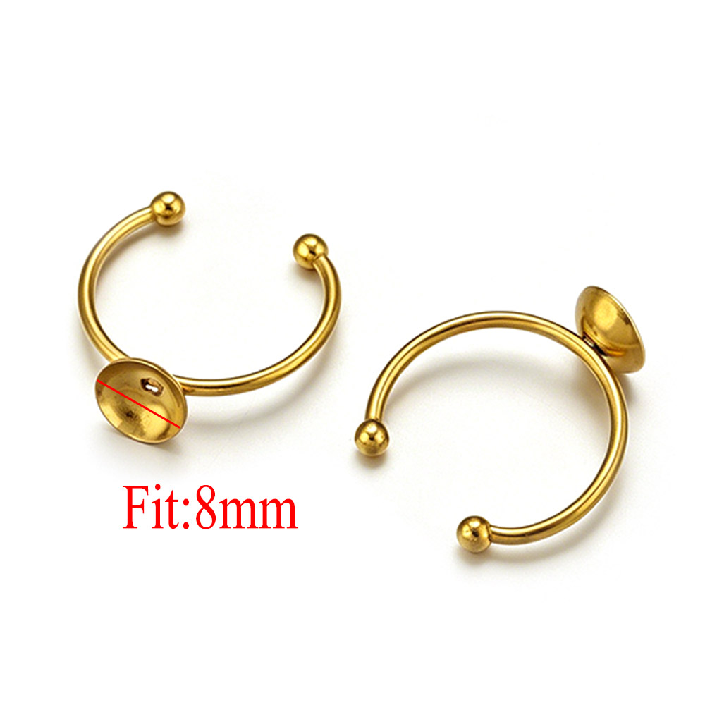 10 Stück Edelstahl Runde Verst – Ring Set Adjustable Bewertung und Preis