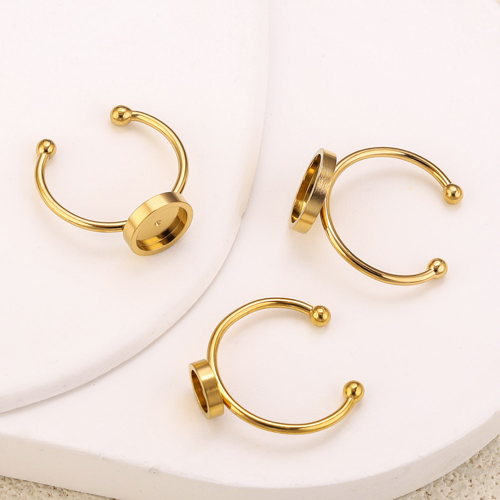 10 Stück Edelstahl Runde Verst – Ring Set Adjustable Bewertung und Preis