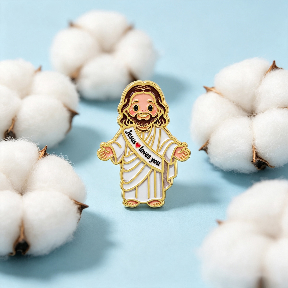 Jesus liebt dich Zitat Emaille – Women Accessories Quotes Bewertung und Preis