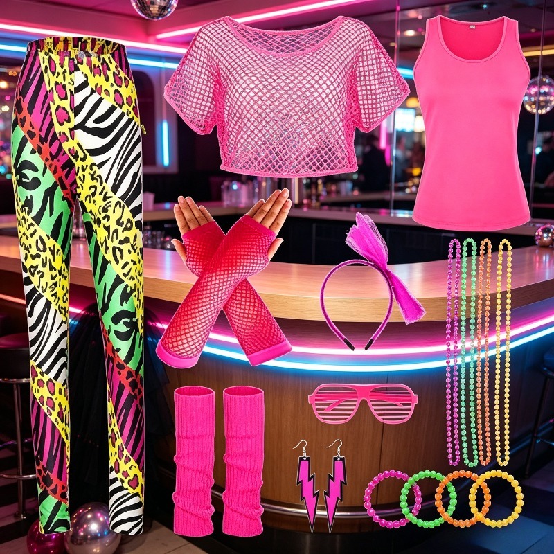 Mädchen über 14 Jahre Disco Re – Women'S Accessories In The 80S Bewertung und Preis