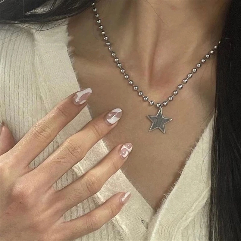 Kpop Cool Punk Vintage Stern A – Women'S Emo Accessories Bewertung und Preis