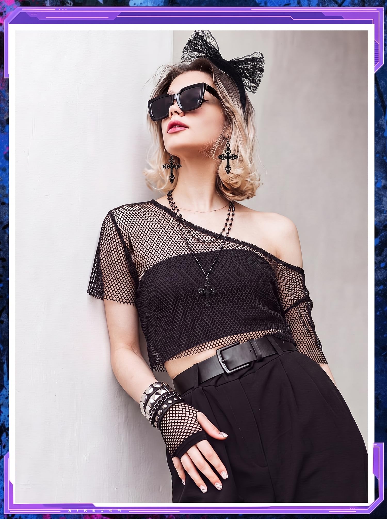 8-teiliges 80er-Jahre-Outfit f – Women'S Accessories In The 80S Bewertung und Preis