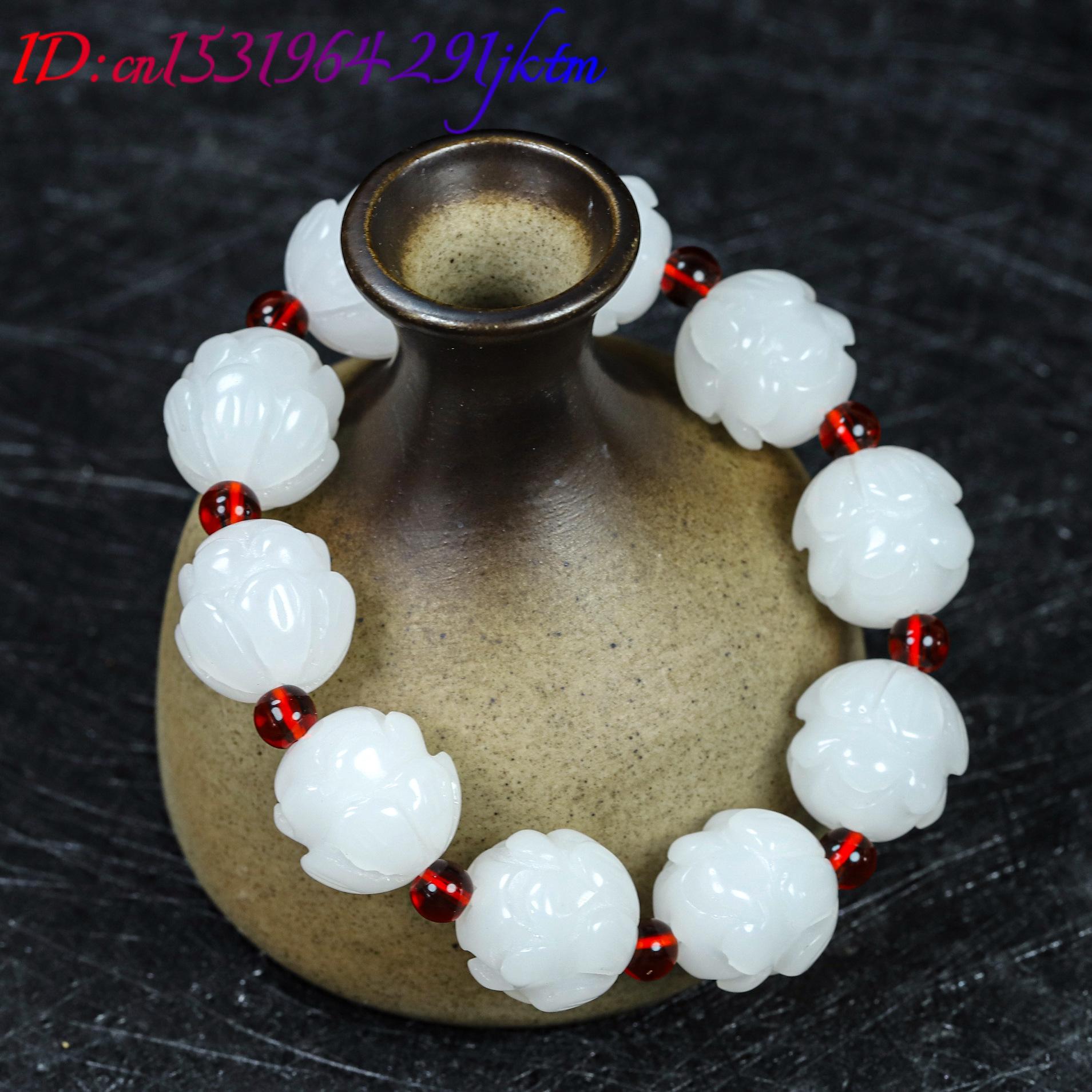 Weißes Armband aus echtem Jade – Women Accessories Jewelry Bewertung und Preis