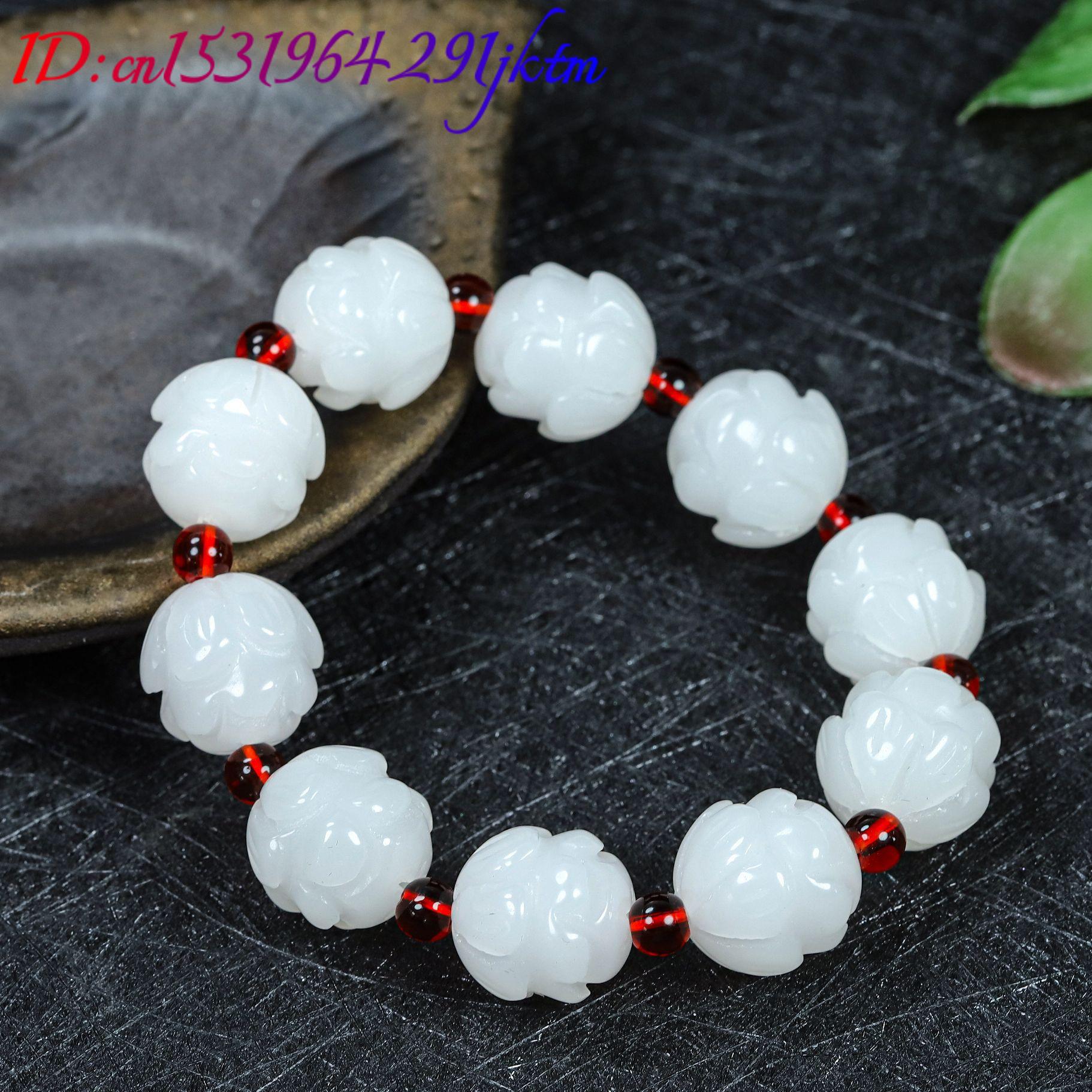 Weißes Armband aus echtem Jade – Women Accessories Jewelry Bewertung und Preis