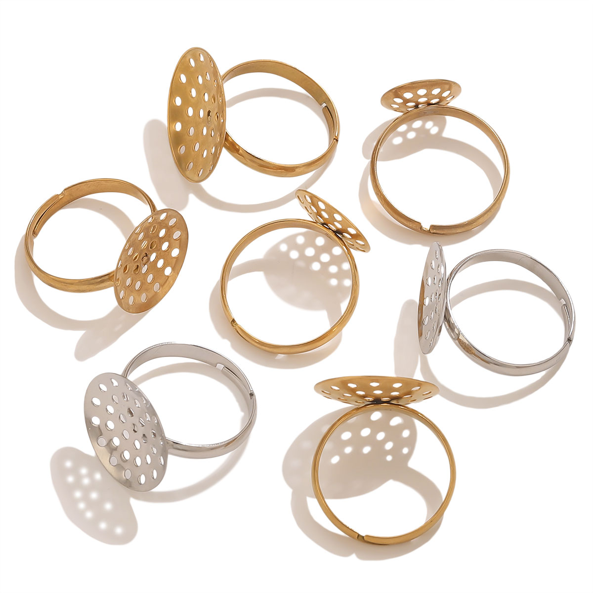 10 teile/los Edelstahl Ring Ba – Ring Set Adjustable Bewertung und Preis