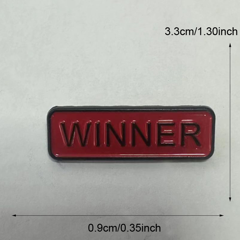 Emaille-Anstecknadel „Winner“, – Women Accessories Quotes Bewertung und Preis