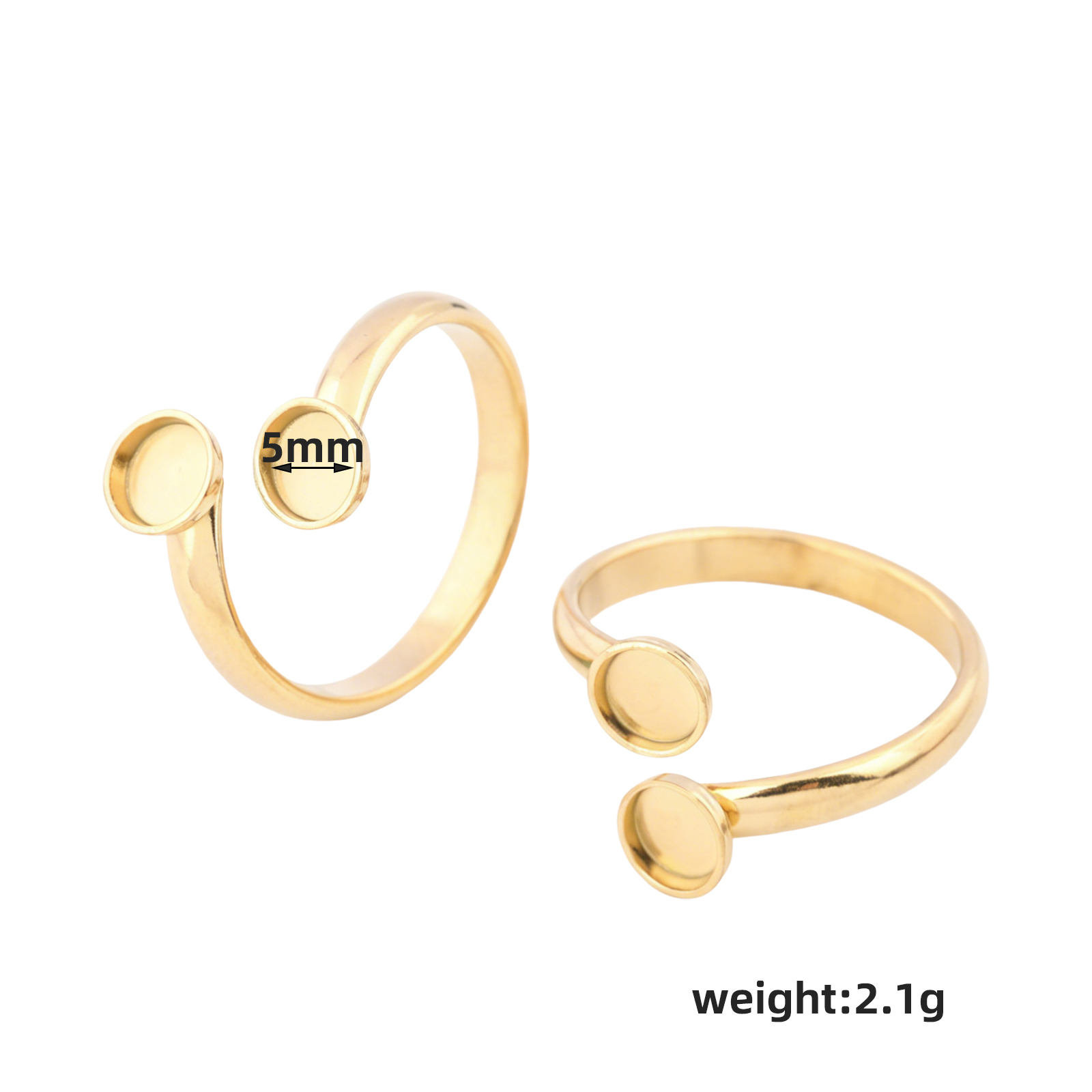 10 Stück verstellbare vergolde – Ring Set Adjustable Bewertung und Preis