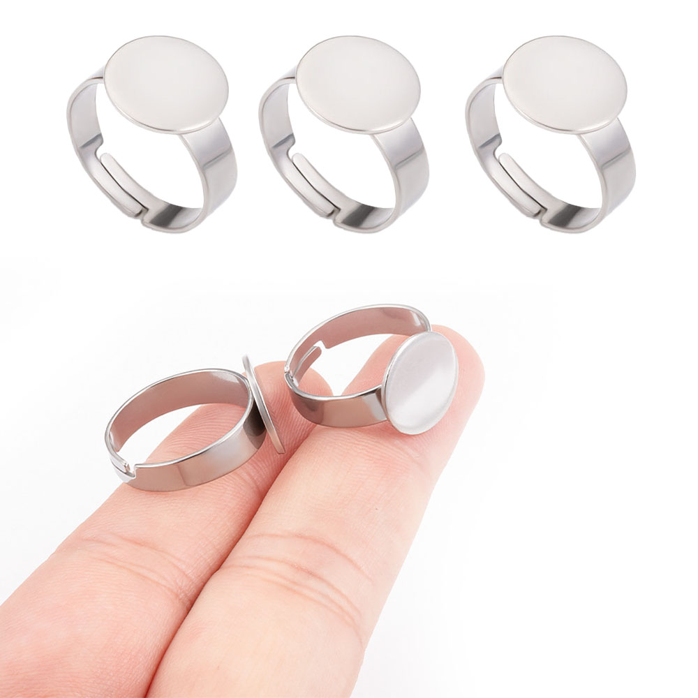 10 Stück Edelstahlringe, verst – Ring Set Adjustable Bewertung und Preis