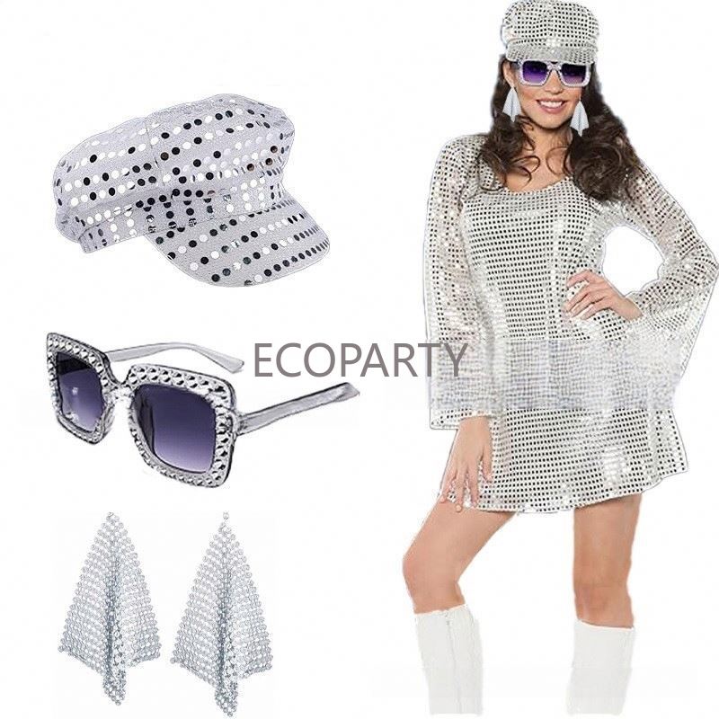 2024 3PCS/5PCS 70er Jahre Disc – Women'S Accessories In The 80S Bewertung und Preis