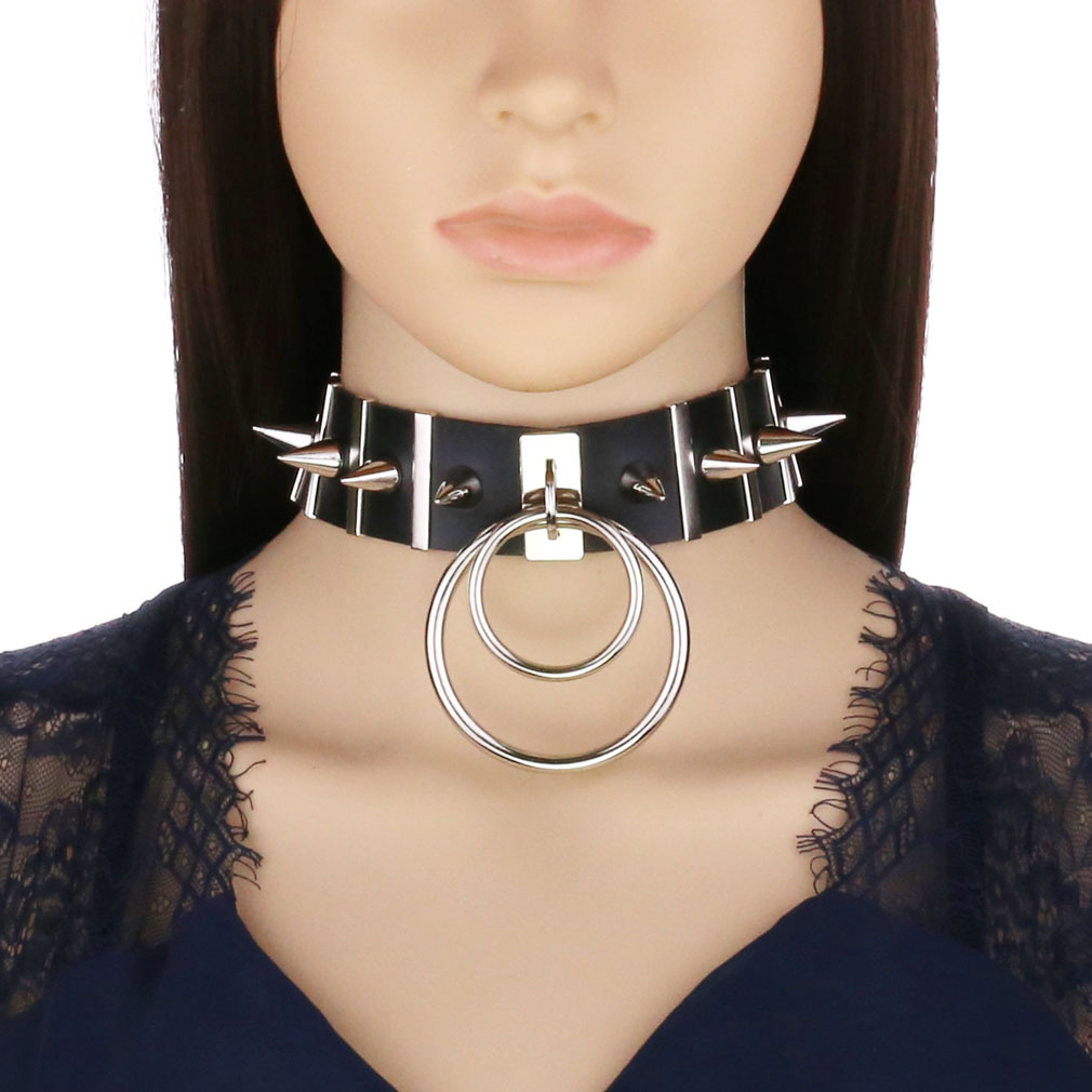 Big Spikes Halsband Leder Krag – Women'S Emo Accessories Bewertung und Preis