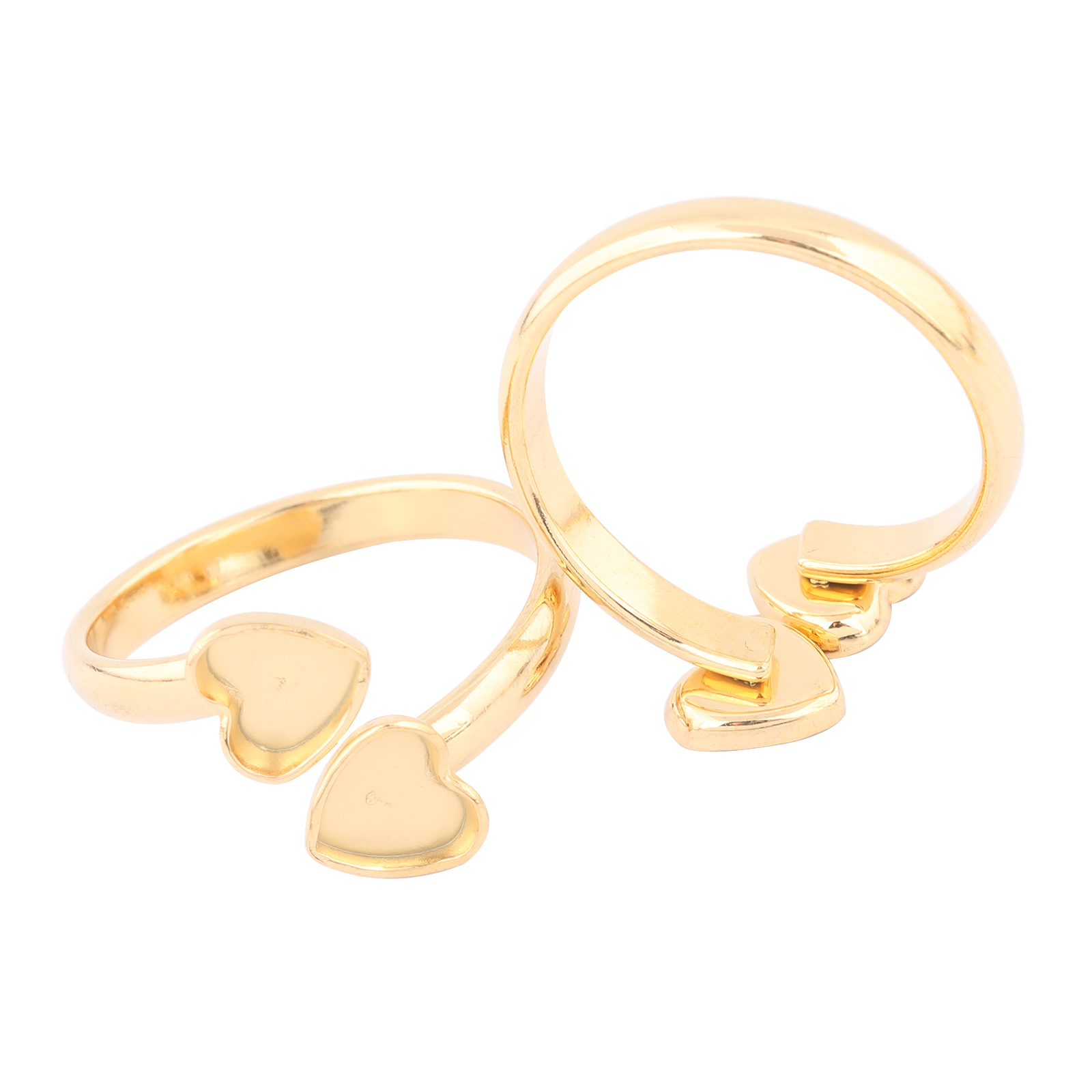 10 Stück Edelstahl vergoldet p – Ring Set Adjustable Bewertung und Preis