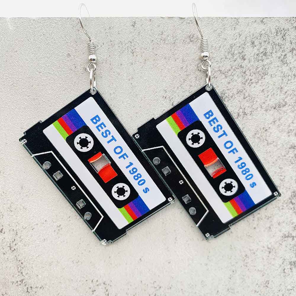 Vintage Kassette Ohrringe baum – Women'S Accessories In The 80S Bewertung und Preis