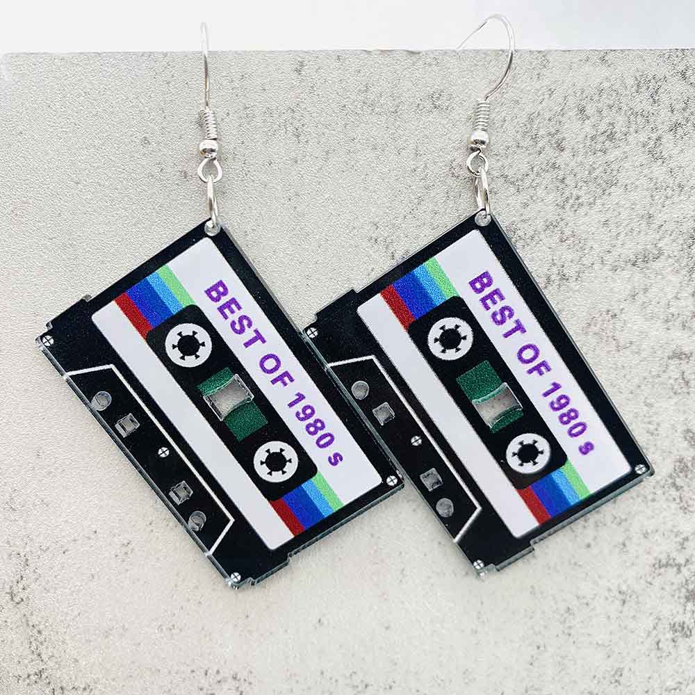 Vintage Kassette Ohrringe baum – Women'S Accessories In The 80S Bewertung und Preis