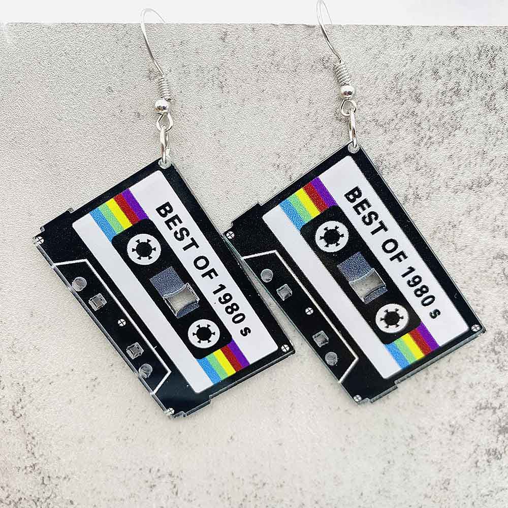 Vintage Kassette Ohrringe baum – Women'S Accessories In The 80S Bewertung und Preis
