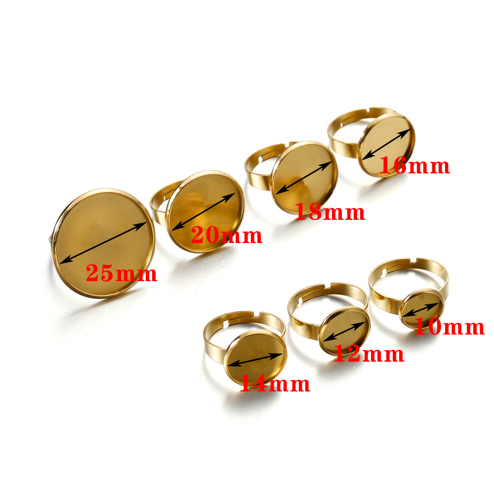 10 Stück Edelstahl Verstellbar – Ring Set Adjustable Bewertung und Preis