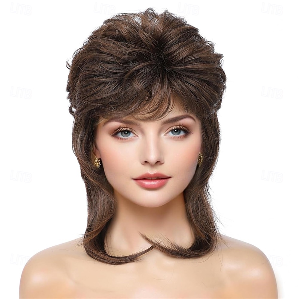 HAIRJOY Kunsthaar-Mullet-Perüc – Women'S Accessories In The 80S Bewertung und Preis